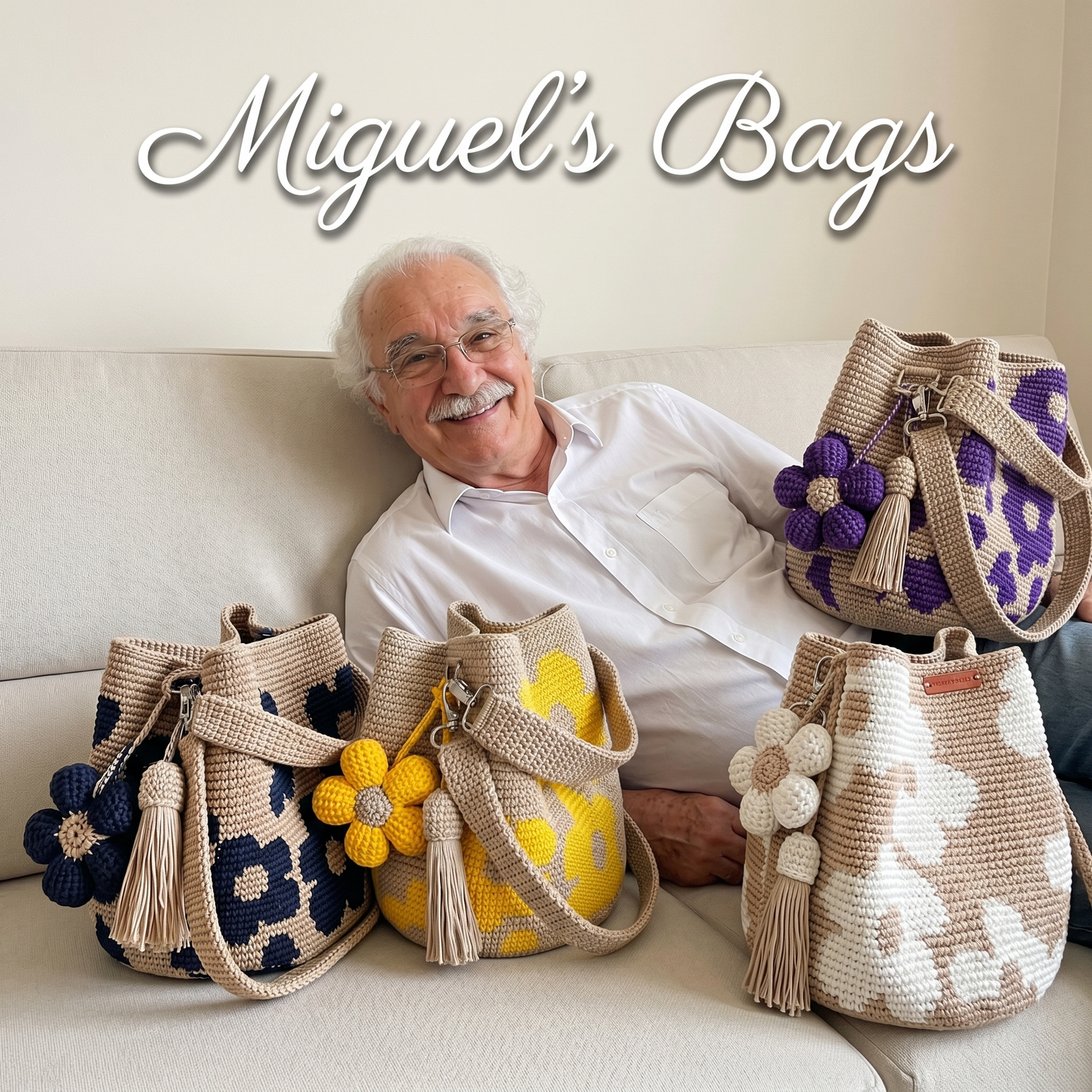 Crochet Flower Bag